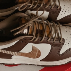 788 -  Giày Nike Dunk Low GS Plaid Brown Autumn - Code FV3653-191 [HÀNG CHÍNH HÃNG]