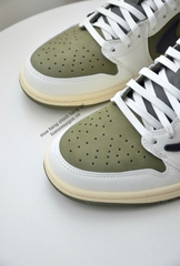 1985 - Giày Nike Air Jordan 1 Retro Low OG SP x Travis Scott Medium Olive DM7866-200 [HÀNG CHÍNH HÃNG]