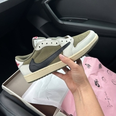 1985 - Giày Nike Air Jordan 1 Retro Low OG SP x Travis Scott Medium Olive DM7866-200 [HÀNG CHÍNH HÃNG]