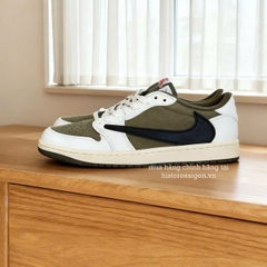 1985 - Giày Nike Air Jordan 1 Retro Low OG SP x Travis Scott Medium Olive DM7866-200 [HÀNG CHÍNH HÃNG]