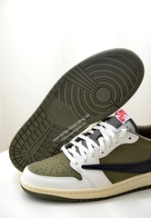 1985 - Giày Nike Air Jordan 1 Retro Low OG SP x Travis Scott Medium Olive DM7866-200 [HÀNG CHÍNH HÃNG]