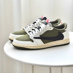 1985 - Giày Nike Air Jordan 1 Retro Low OG SP x Travis Scott Medium Olive DM7866-200 [HÀNG CHÍNH HÃNG]