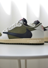 1985 - Giày Nike Air Jordan 1 Retro Low OG SP x Travis Scott Medium Olive DM7866-200 [HÀNG CHÍNH HÃNG]