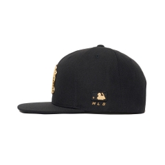 1003 -  Nón MLB Snapback Metal Logo New York Black Gold - Code 3ACPS571N 50GOS [HÀNG CHÍNH HÃNG]