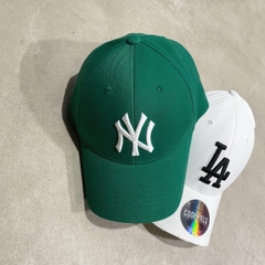 408  -  Nón MLB Unstructured Ball cap - Xanh Lá - Ny Trắng To [HÀNG CHÍNH HÃNG]