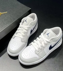 2615 - Giày Nike Air Jordan 1 Low GS 'White Neutral Grey' 553560-146 [HÀNG CHÍNH HÃNG]