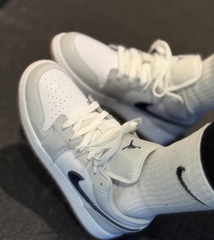 2615 - Giày Nike Air Jordan 1 Low GS 'White Neutral Grey' 553560-146 [HÀNG CHÍNH HÃNG]