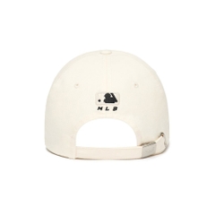 397 -  Nón MLB Unstructured Ball cap - Trắng Kem - Ny Đen Nhỏ [HÀNG CHÍNH HÃNG]
