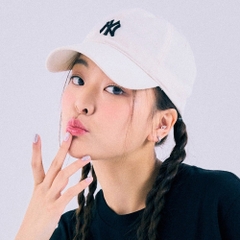 397 -  Nón MLB Unstructured Ball cap - Trắng Kem - Ny Đen Nhỏ [HÀNG CHÍNH HÃNG]