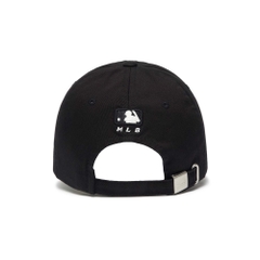 419 -  Nón MLB Unstructured Ball cap - Đen - Ny Trắng Nhỏ [HÀNG CHÍNH HÃNG]