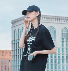 980 -  Áo MLB NY 2024 Basic Lettering Over Fit New York Yankees - Black Đen - Code 3ATSB2243 50BKS [HÀNG CHÍNH HÃNG]