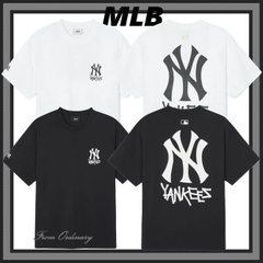 637 -  Áo MLB NY Hand Drawing Yankess - Trắng - Code 3ATSB1843 50WHS [HÀNG CHÍNH HÃNG]