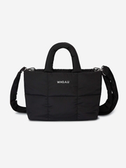 593 -  Túi Tote Nữ WHOAU Padded Square Tote Bag - Đen - WHBGD4V31A1999900 [HÀNG CHÍNH HÃNG]