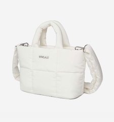 594 -  Túi Tote Nữ WHOAU Padded Square Tote Bag - Trắng -WHBGD4V31A3999900 [HÀNG CHÍNH HÃNG]