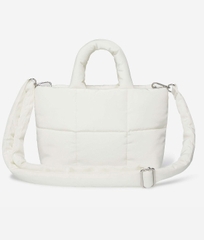 594 -  Túi Tote Nữ WHOAU Padded Square Tote Bag - Trắng -WHBGD4V31A3999900 [HÀNG CHÍNH HÃNG]