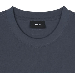 982 -  Áo MLB NY 2024 Basic Lettering Over Fit New York Yankees - Gray Xám Xanh - Code 3ATSB2243 50GRD [HÀNG CHÍNH HÃNG]