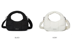 596 -  Túi Đeo Chéo Nữ WHOAU Padded Hobo Bag Ivory Màu Đen - WHBGD4V11A3999900 [HÀNG CHÍNH HÃNG]
