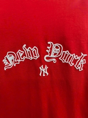 2152 - Áo New Era NY New York Yankee Gothic Font Đỏ [HÀNG CHÍNH HÃNG]