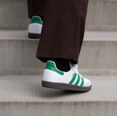 2664 - Giày Adidas Samba OG 'Footwear White Green' IG1024 [HÀNG CHÍNH HÃNG]