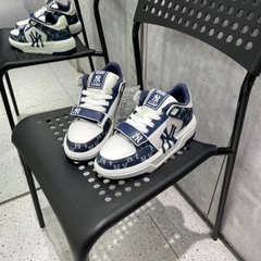226 -  Giày MLB Liner Mid NY Denim Monogram - Xanh Dương Đậm - Code 3ASXCDN3N-50NYD [HÀNG CHÍNH HÃNG]