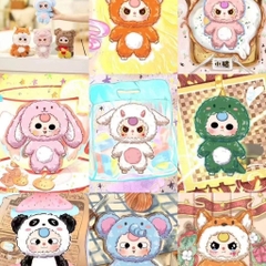 1172  - Baby Three V3 Set 6 bé - Baby Three V3 Animal Party Big Cute Plush Series Art Toy [CHÍNH HÃNG]
