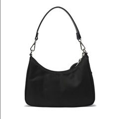 1075 -  Túi Life Work Jagard Nylon Hobo Bag Black - Túi Kẹp Nách - Code LW245BG75040F [HÀNG CHÍNH HÃNG]