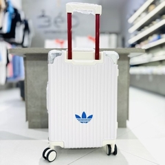 653 -  Vali Adidas Big Logo - Size Cabin 22 Xách Tay - Trắng Sữa [HÀNG CHÍNH HÃNG]