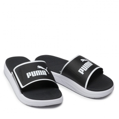 867 -  Dép Puma Softride Slide White Black - Code 382111-01 [HÀNG CHÍNH HÃNG]