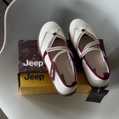 1716 - Giày Jeep Outdoor Low Top Begie Red P651W13111 [HÀNG CHÍNH HÃNG]