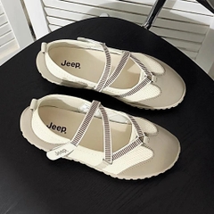1717 - Giày Jeep Outdoor Shoes Women's Low Top Begie P651W13111 [HÀNG CHÍNH HÃNG]