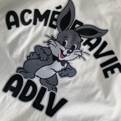 1860 - Áo ADLV Cartoon Rabbit Trắng ADLV23SS-SSACTB-CRM [HÀNG CHÍNH HÃNG]