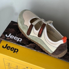 1800 - Giày Jeep Low Top Cream Green Light P651W13112 [HÀNG CHÍNH HÃNG]