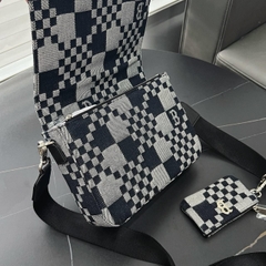 1219 - Túi MLB Checkerboard Jacquard Crossbody Boston Red Sox 3ACRM062N-43BKS [HÀNG CHÍNH HÃNG]
