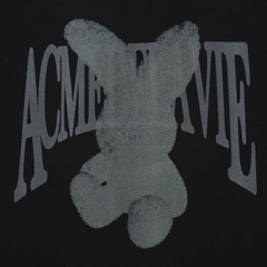 2085 - Áo ADLV Halftone Dot Fuzzy Rabbit Đen Acmé de la vie ADLV-24SS-SSAHFR-BLK [HÀNG CHÍNH HÃNG]