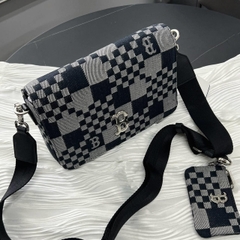 1219 - Túi MLB Checkerboard Jacquard Crossbody Boston Red Sox 3ACRM062N-43BKS [HÀNG CHÍNH HÃNG]