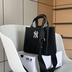 1134 - Túi MLB Korea Varsity Jacquard Tote Bag New York Yankees Black - Code 3AORS024N 50BKS [HÀNG CHÍNH HÃNG]
