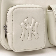 1154  -  Túi Kẹp Nách MLB Multi Pocket Cargo New York Yankees 3ABQBV25N - 50CRS Trắng  [HÀNG CHÍNH HÃNG]