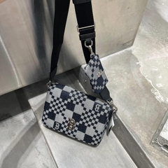 1219 - Túi MLB Checkerboard Jacquard Crossbody Boston Red Sox 3ACRM062N-43BKS [HÀNG CHÍNH HÃNG]
