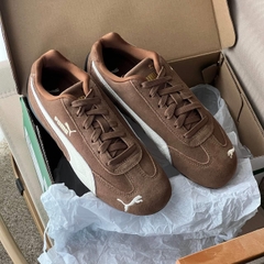 1414 - Giày Puma Speedcat OG "Dark Brown" Code 406329-31 - Puma Speedcat Nâu [CHÍNH HÃNG]