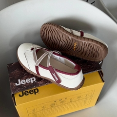 1716 - Giày Jeep Outdoor Low Top Begie Red P651W13111 [HÀNG CHÍNH HÃNG]