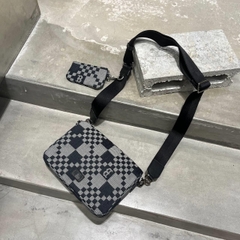 1219 - Túi MLB Checkerboard Jacquard Crossbody Boston Red Sox 3ACRM062N-43BKS [HÀNG CHÍNH HÃNG]