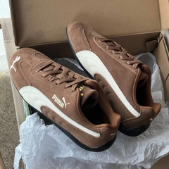 1414 - Giày Puma Speedcat OG "Dark Brown" Code 406329-31 - Puma Speedcat Nâu [CHÍNH HÃNG]