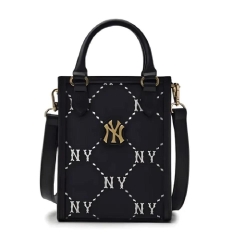2649 - Túi MLB Diamond Monogram Mini Tote NY Black 7ACRMD35N-50BKS [HÀNG CHÍNH HÃNG]