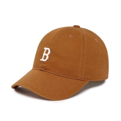 392 -  Nón MLB Unstructured Ball cap - Nâu - B Trắng [HÀNG CHÍNH HÃNG]