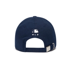 416 -  Nón MLB Unstructured Ball cap - Xanh Navy - Ny Trắng Nhỏ [HÀNG CHÍNH HÃNG]