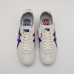 2586 - Giày Onitsuka Tiger Mexico 66 White Dark Blue Red 1183B511-100 [HÀNG CHÍNH HÃNG]