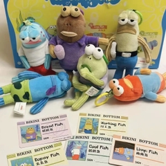 1551 - Bikini Bottom Buddies - Set Cá Bikini - POPMART Bikini Bottom Buddies Whimsical Plush Series - Set 6 Bé [HÀNG CHÍNH HÃNG]