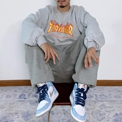 289 - Giày Nike Air Jordan 1 MID FRENCH BLUE DN3706 401 [HÀNG CHÍNH HÃNG]