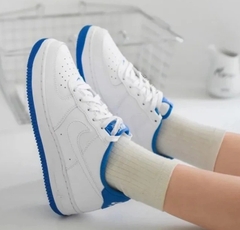 514 -  Giày Nike Air Force 1 Low White Blue GS DV1331 101  [HÀNG CHÍNH HÃNG]