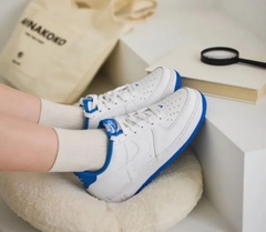 514 -  Giày Nike Air Force 1 Low White Blue GS DV1331 101  [HÀNG CHÍNH HÃNG]